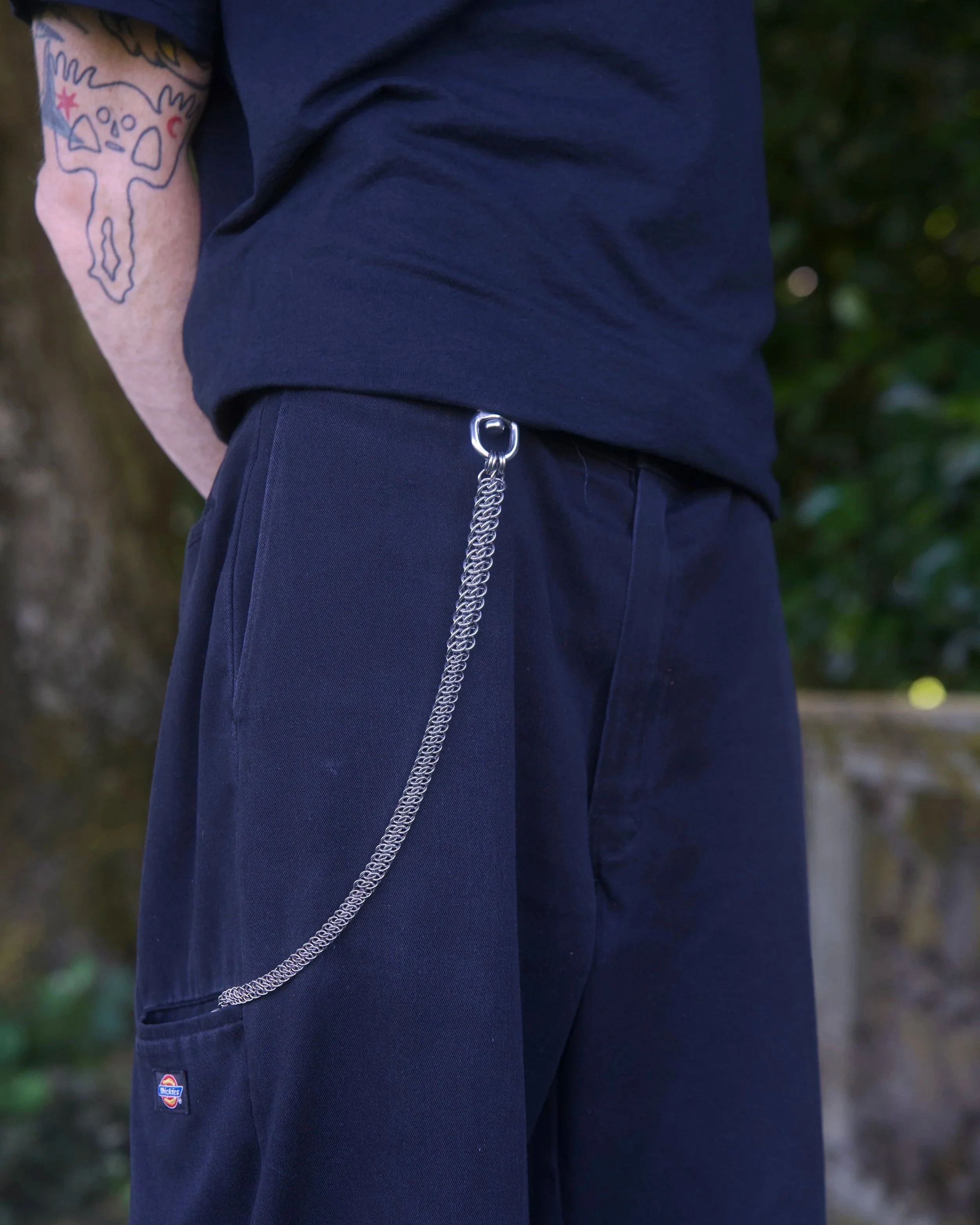 Lifetime Wallet Chain - Tapered GSG — Chainmaille By Bim